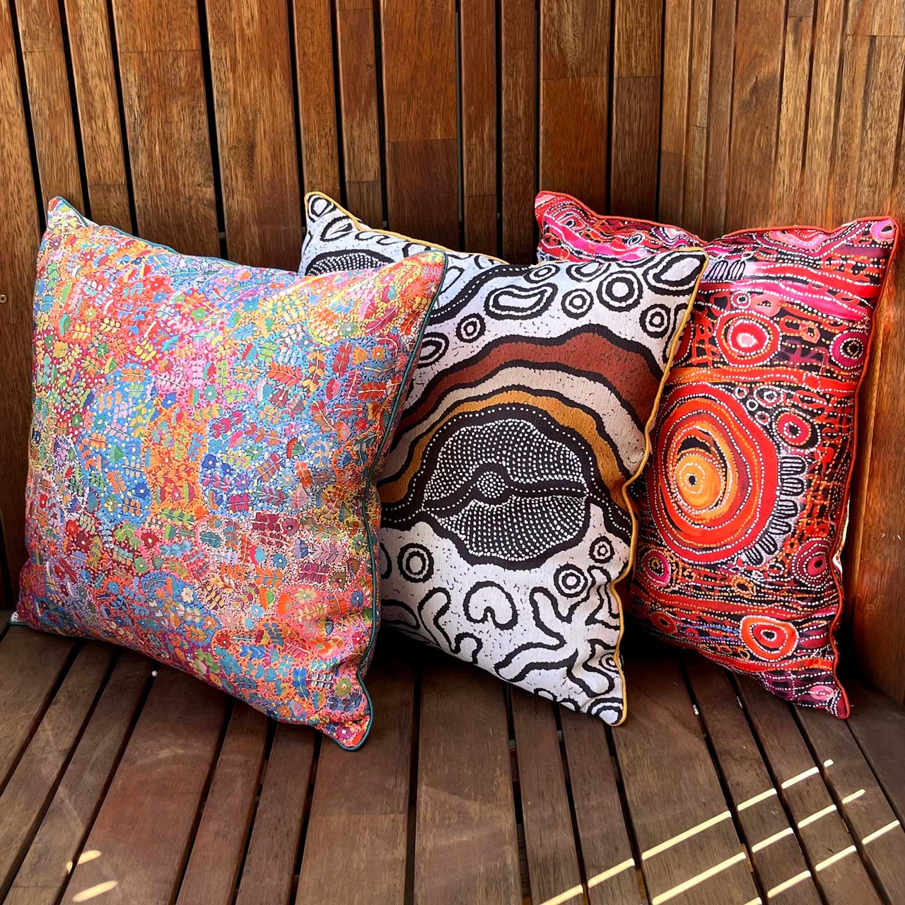 Aboriginal design Cushion Cover (Outdoor) - Main Image