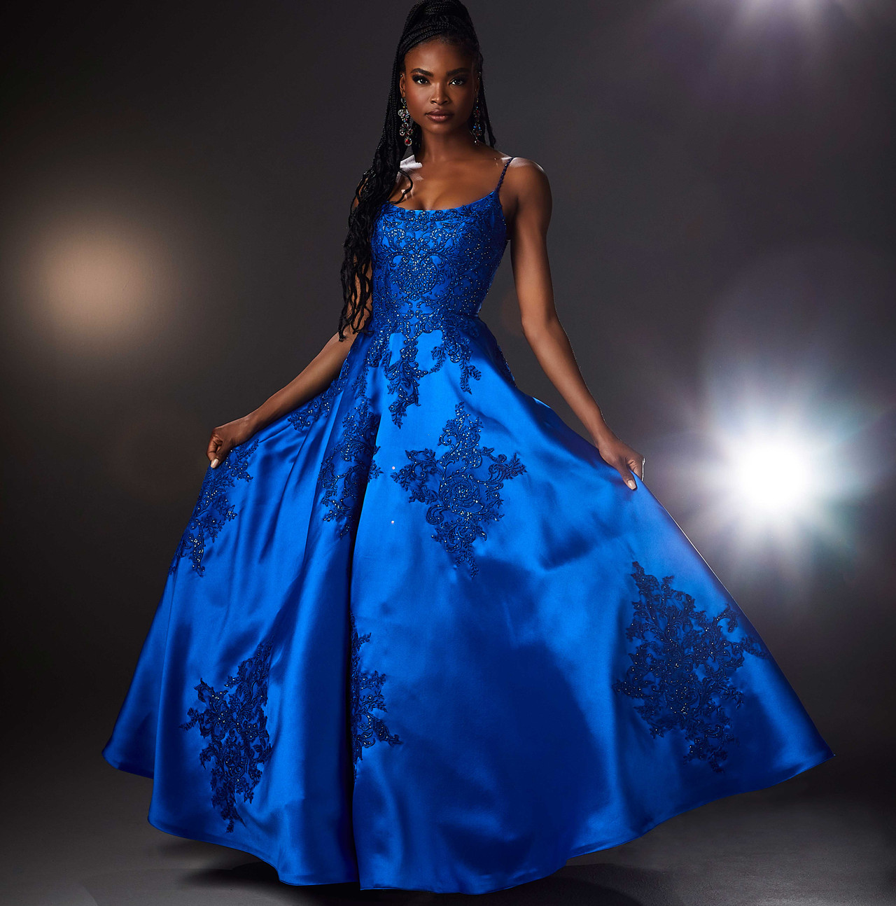 blue mori lee prom dress MORI LEE PROM 49320