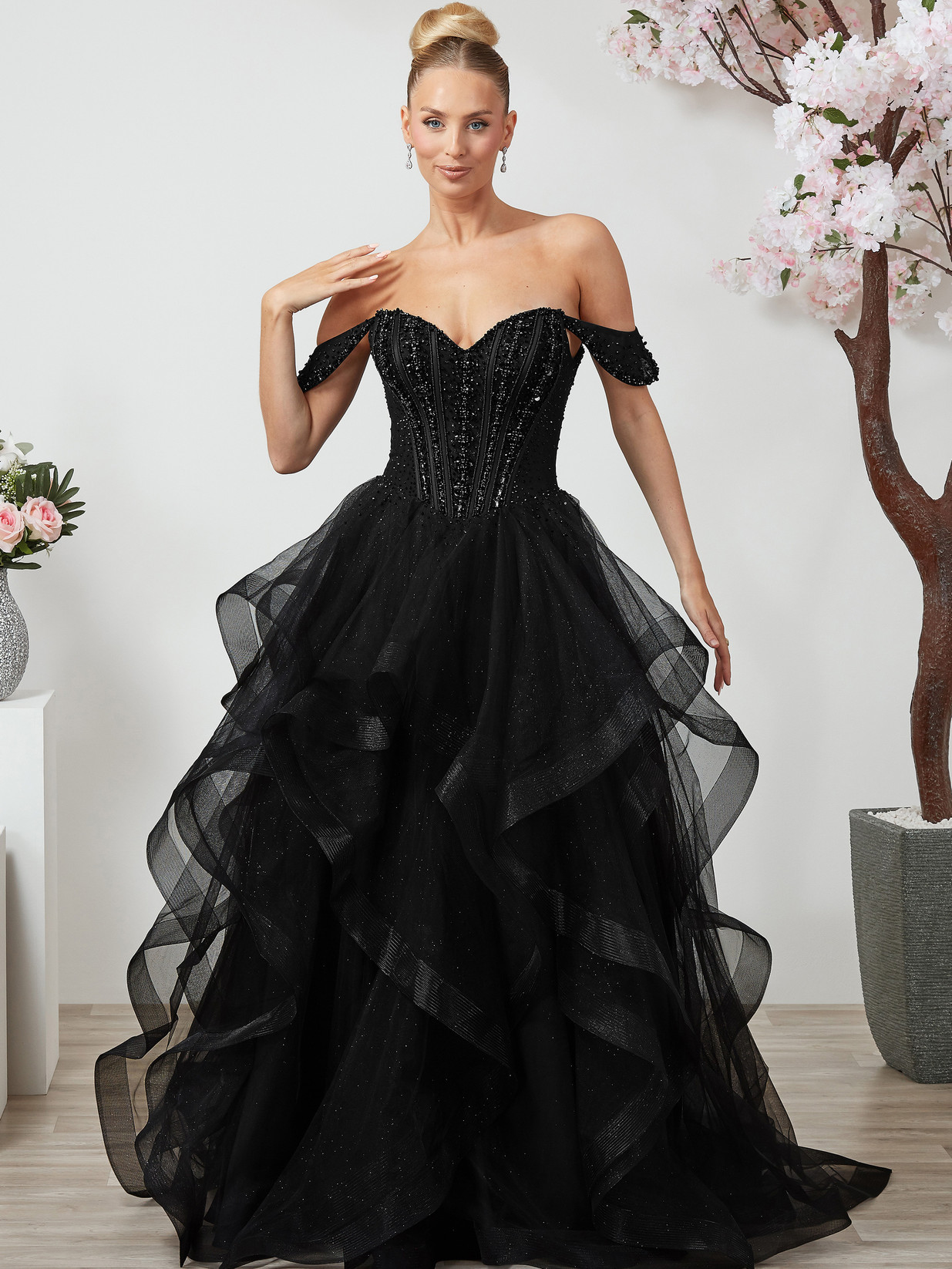 strapless open back dress Ashley Lauren Style 12231 Long Prom Dress Pageant Formal Evening Gown 4 / Fuchsia
