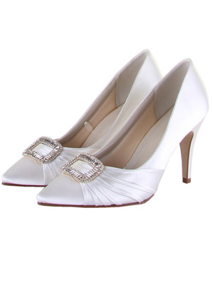 Rainbow Club Samantha Satin Wedding Shoes