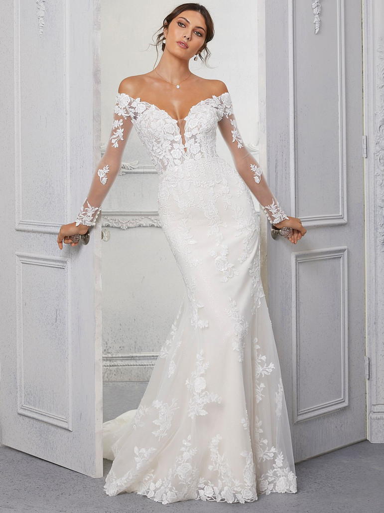 Mori Lee, Blu, 5924, Wedding, Dress