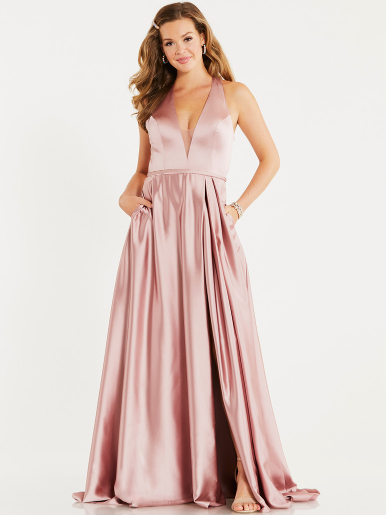 Tiffanys Accalia Satin Ballgown.