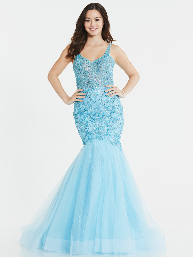 Tiffanys Millie Sparkle Tulle Fishtail Dress.