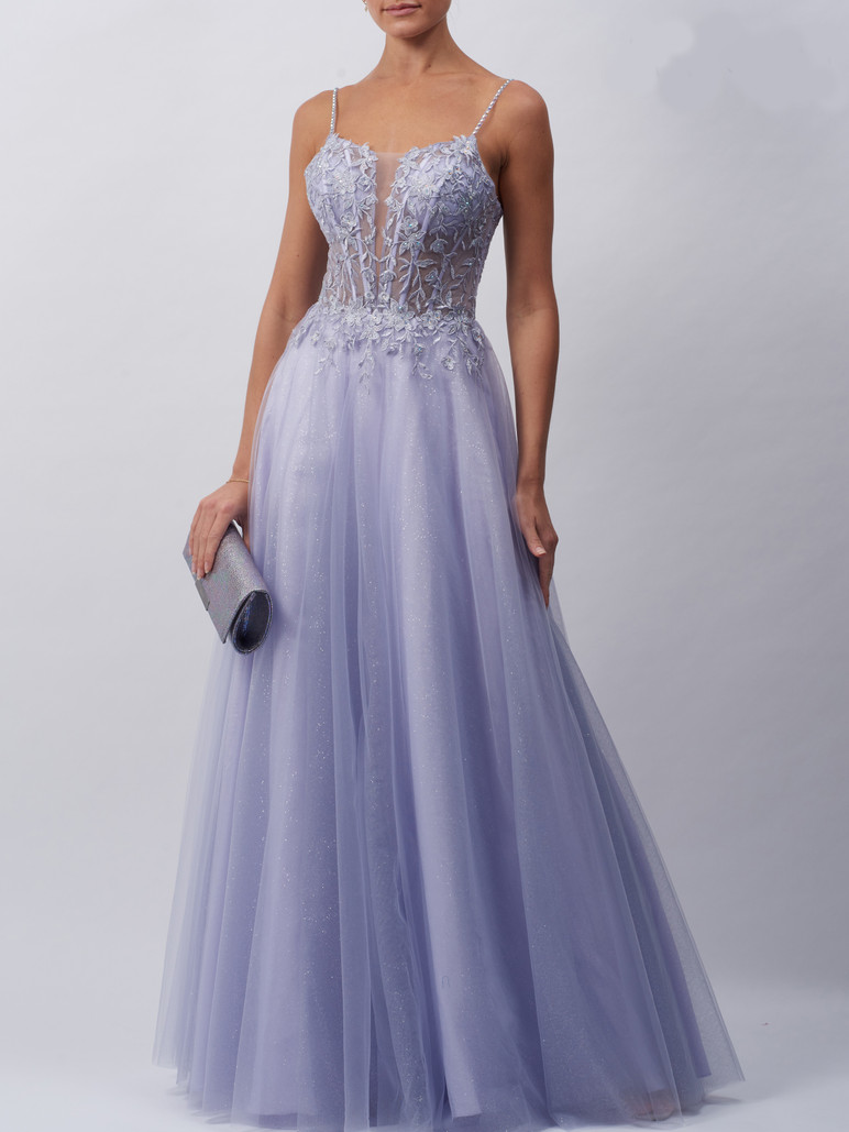 Mascara MC119511 Tulle A Line Prom and Evening Dress