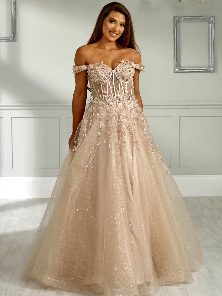 Angel Forever AF9144 Tulle Ballgown Prom and Evening Dress