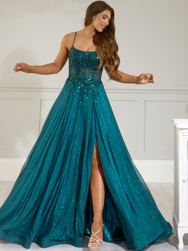 Angel Forever AF4744 Chiffon A Line Prom and Evening Dress
