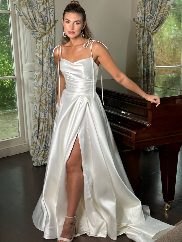 Timeless TM4710 Satin Wedding Dress