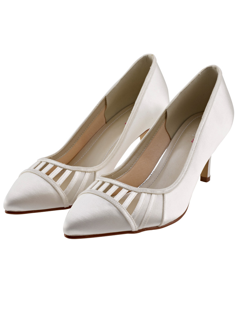 Rainbow Club Danni Satin Wedding Shoe