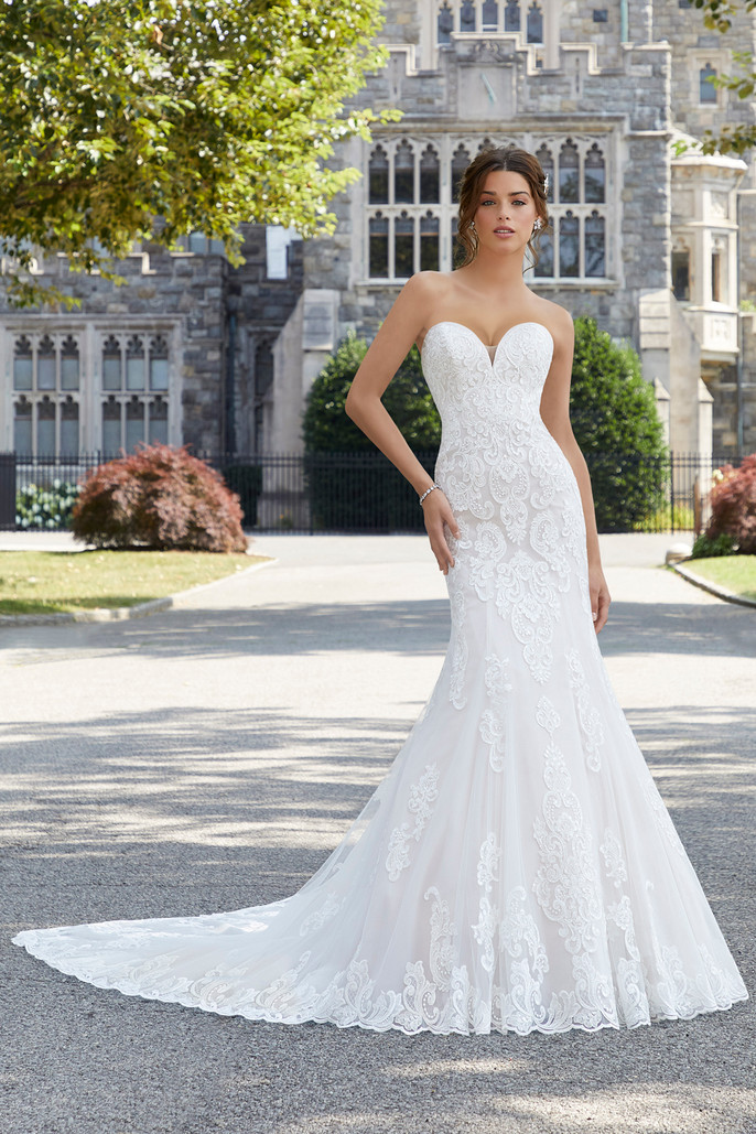 Mori Lee, Shoshanna wedding dress