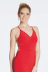 Tiffanys Tara Jersey Fitted Sheath Dress.