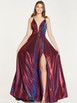 Tiffanys Taylor shimmer fabric prom dress.