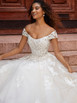 Mori Lee 2520 A line Lace Wedding Dress