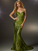 Mori Lee 48011 Sour Apple Sequin Dress