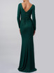 Mascara MC112941 Jersey Sheath Dress With Sleeves.