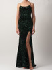 Mascara MC182505 Sequin Sheath Dress