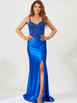 Angel Forever AF4317 Satin Fitted Prom and Evening.