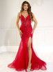 Angel Forever AF2744 Beaded Fishtail Prom and Evening Dress