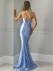 Angel Forever AF1034 Satin Sheath Prom and Evening Dress