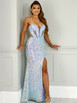Angel Forever AF0334 Sequin Fishtail Prom and Evening Dress