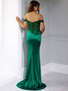Angel Forever AF3444 Satin Beaded Sheath Prom and Evening Dress