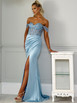 Angel Forever AF5244 Satin Fishtail Prom and Evening Dress