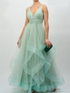 Mascara MC11207 Ruffle Tulle Ballgown Prom and Evening Dress