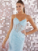 Tiffanys Noa Fitted Fishtail Lace Prom and Evening Dress