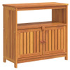  Garden Console Table Natural Brown Solid Acacia Wood A949-319696