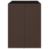  Bar Table With Glass Top Brown, Black A949-362593
