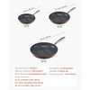 Frying Pan Skillet, Aluminum Egg Fry Pans, 3 Piece (8, 10, 12 in), Nonsitck Ceramic Heavy-Duty Ski E415-LCGSJTTCTC81TK7PX001V0  Frying Pan Skillet, Aluminum Egg Fry Pans, 3 Piece (8, 10, 12 in), Nonsitck Ceramic Heavy-Duty Ski E415-LCGSJTTCTC81TK7PX001V0