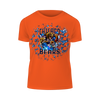 Chicago Bears bright orange t-shirt with electrified roaring bear and lightning strike artwork exclusive limited edition fan gear Chicago Bears bright orange t-shirt with electrified roaring bear and lightning strike artwork exclusive limited edition fan gear