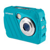 Teal Polaroid IS048 waterproof camera packaged in gift box, positioned as ideal tech gift for kids, teens, or travelers. Teal Polaroid IS048 waterproof camera packaged in gift box, positioned as ideal tech gift for kids, teens, or travelers.