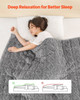 Weighted Blanket, 20 lbs, 60 x 80 in Queen Size, Sherpa Fleece Heavy Blanket with Glass Beads, Soft E415-JZMTYGRTHRT2DXUNJ001V0