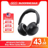 QCY H3 Pro ANC Wireless Headphones in Blue, perfect for remote work, study, or relaxation, placed on a desk with laptop and coffee. QCY H3 Pro ANC Wireless Headphones in Blue, perfect for remote work, study, or relaxation, placed on a desk with laptop and coffee.