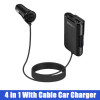 4-port USB car charger adapter with 6-foot extension cable for backseat charging 4-port USB car charger adapter with 6-foot extension cable for backseat charging
