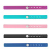 Lineup of SmartFit Slim smartwatches in black, blue, pink, purple, gray, orange, mint, and tan