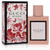 Gucci Bloom Eau De Parfum Spray 1.6 oz for women, displayed in blush-pink rectangular bottle with signature floral packaging, photographed on a white marble surface with soft natural lighting.