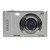 Minolta MND20‑S Digital Camera in silver, front view, showing LCD display, compact design, and sleek finish for beginners and travel photography.