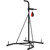 2-in-1 punching bag stand with heavy bag and speed bag, adjustable height, freestanding steel frame, supports up to 140 lbs, ideal for home gym workouts, strength and cardio training.