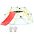 Climbing Dome, for Kids 3 to 9 Years Old, 8FT Geometric Dome Climber with Slide,Jungle Gym Supports E415-JHPDYX10FTHT5WB8CV0