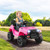 12V Kids Ride On Truck with Remote Control and Headlights-Black B593-TQ10133US