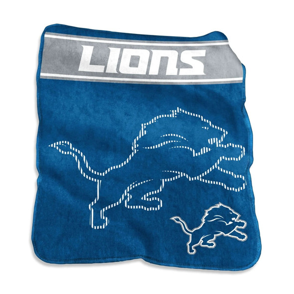 Detroit Lions Blanket 60x80 Raschel Throw Z157-629372964 Detroit Lions Blanket 60x80 Raschel Throw Z157-629372964