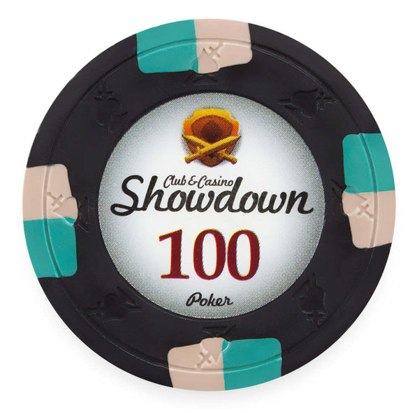 Showdown 13.5-gram Poker Chips (25-pack) - Clay Composite K940-10803653345598