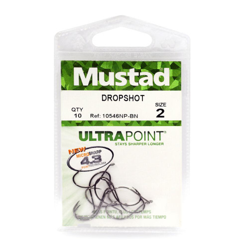 Mustad Dropshot Hooks (10 Pack)