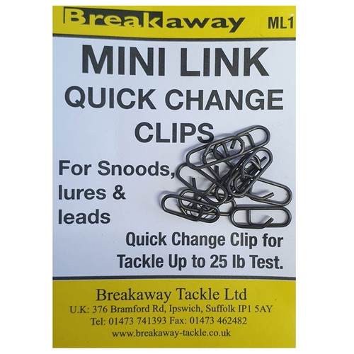 Breakaway Mini Link Quick Change Clips