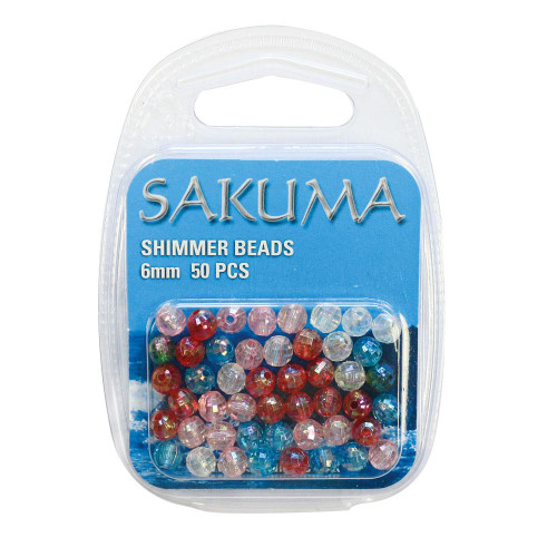 Sakuma 6mm Shimmer Beads