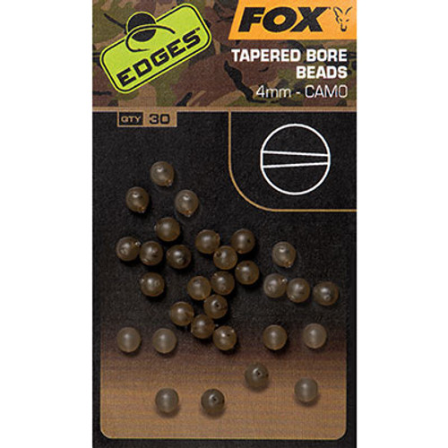 Fox Tapered Bore Beads 4mm Camo