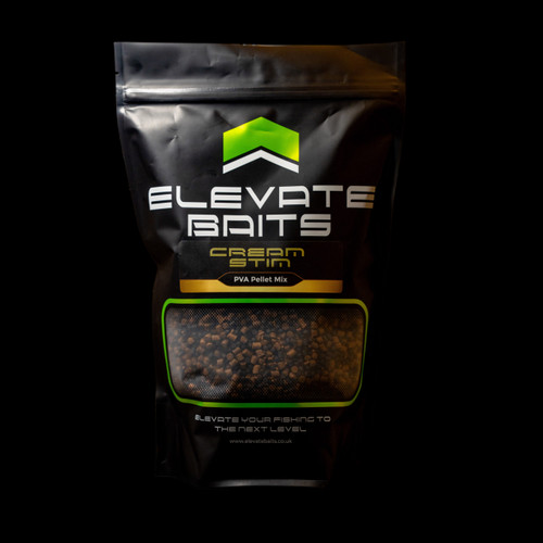 Elevate Baits Cream Stim PVA Pellet Mix
