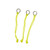 Tronixpro Pre Tied Dongle Rigs, 200lb Large 50mm