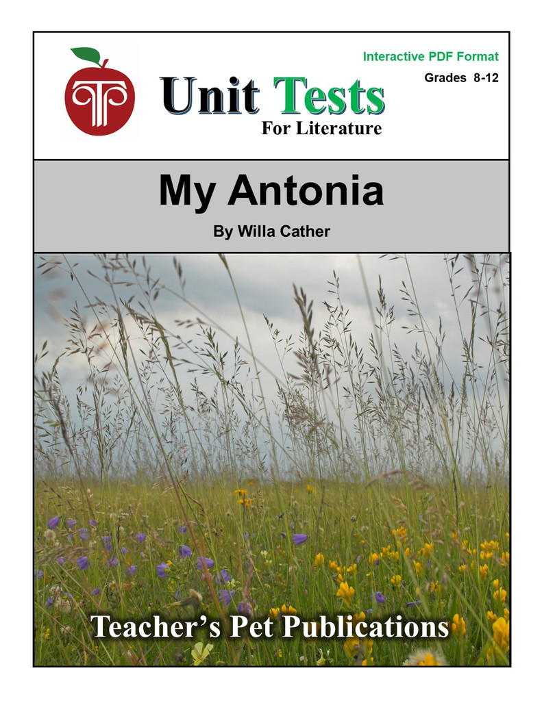 My Antonia Interactive PDF Unit Test